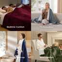 Bedsure Electric Blanket Twin with Preheat Function - Soft Flannel Heated Blanket Twin Size, Fast Heating with 6 Time Settings (Up to 10H) & 6 Heat Settings, Gifts for Grandma (62x84 inches, Grey)