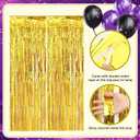 Purple Gold Graduation Party Decorations Purple Gold Graduation Prom Decorations Congrats Grad Porch Banner Carpet Runner Fringe Curtain Backdrop for Class of 2026 High School College Scholar Ceremony