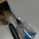 Stainless Steel Bottle Brush with Replaceable Head, 2 Pack Long Handle Scrubbing Brush for Water Bottles, Glasswares, Mugs, Flasks, Tumblers, Vases, and Kitchen Sink, 15 in