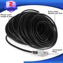 15FT Heat Tape for Water Pipes, -40F Deicing Pipe Heat Cable,Electric Heating Cable Pipe,Frezze Protection for Heat Trace Cable for Metal, Plastic Home Pipes,Gutter