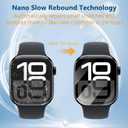 4 Pack for Apple Watch Series 10 46mm Screen Protector [Easy Installation Kit] Soft TPU Clear Film for iWatch Accessories, HD Full Coverage, Anti Scratch, Touch Sensitive, Bubble Free