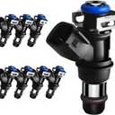 Fuel Injectors Fit For Chevy: Silverado/Express/Tahoe/, 1500 2500 3500, Fit For GMC: Sierra/Yukon (XL)/Savana, Fit For Cadillac: Escalade, V8 4.8L/5.3L/6.0L/6.2L 2005-2009, #12580681(8 Pcs)