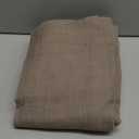 LAMIT Taupe Sheer Linen Curtains, 108 inch Light Filtering Semi Sheer Panels Back Tab and Rod Pocket Farmhouse Rust Drapes for Bedroom/Living Room, 2 Panels, 52 x 108 Inch