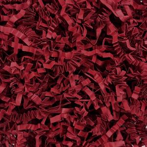 Tisspoms 1LB Deep Red Crinkle Cut Paper Shred Filler, Paper Shreds for Basket Fillers, Birthday, Gift Wrapping, Anniversary, Wedding, Halloween, Valentine's Day, Christmas Gift Decor Party Filler