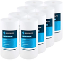 SpiroPure SP-DD-7525-BB 10x4.5 BB 25 Micron Spun Melt-Blown Polypropylene Water Filter Cartridge DGD-7525 155355-43 (Case of 8)