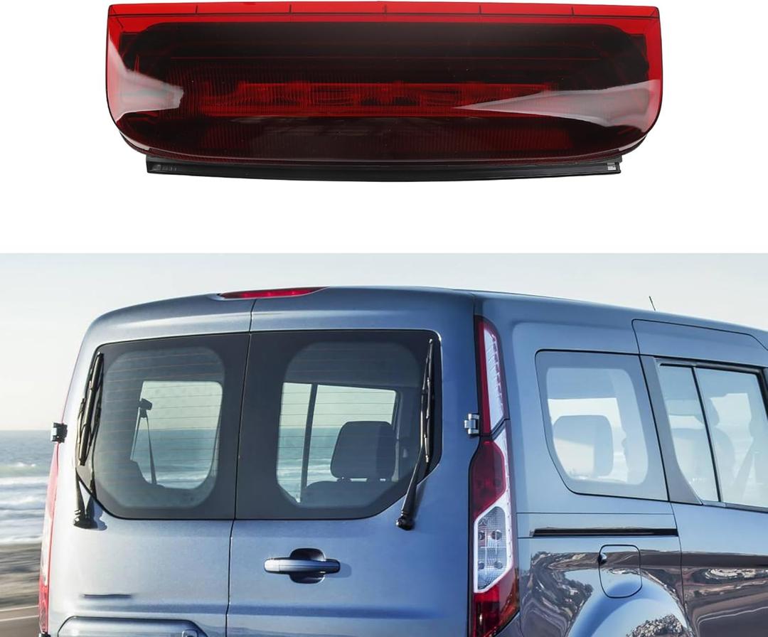 Dasbecan Center High Mount Stop Light Third Brake Lights Assembly Compatible with Ford Transit Connect Custom 2014 2015 2016 2017 2018 2019 2020 Replaces# 923-299 DT1Z13A613A