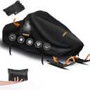 Snowmobile Cover Waterproof Outdoor,Heavy Duty 420D Oxford Fabric Polaris Snow Mobile Cover,Universal Large Trailerable Snowmobile Storage Cover,Fit for Most Snowmobiles.