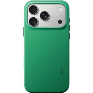 MOFT for iPhone Case- MOVAS Snap Case, MagSafe Compatible, Soft-Touch Vegan Leather, Classic Minimalist Design, Lightweight, Stain-Resistant & Camera Protection, Oz Green