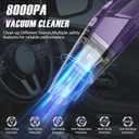 Bossdan Handheld Vacuum Cordless Car Vac Portable with 8KPA & Multi Accessories & Low Noise, Lightweight Hand Held Vacuum Cordless Rechargeable for Car/Home/Dust/Pet Hair, Mine Portable Vacuum