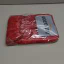 Rectangle Table Cloth Linen Farmhouse Stainproof Waterproof Washable Polyester Oblong Rectangular Fabric Table Cover for Kitchen Dining Dinner (Red, 60 X 104 Inch)