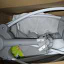 Bright Starts Playful Paradise Portable Compact Automatic Baby Swing with Music, Unisex, Newborn +