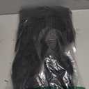 SATINIOR 3 Pieces Faux Fur Headband Set Ear Warmer Headwrap Furry Wrist Cuff Leg Warmers Boot Cuff Accessories for Girls (Black)