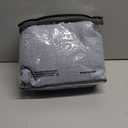 Dusty Blue Linen Curtains 84 Inches Long for Living Room 2 Panels Set Back Tab Farmhouse Boho Light Filtering Semi Sheer Stone Blue Curtains Grey Blue Drapes for Bedroom Vintage Country Decor (50"W x 84"L (Pack of 2))