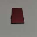 VULKIT Minimalist Credit Card Holder Pop Up Cards RFID Protection Slim Metal Wallet (Wine)