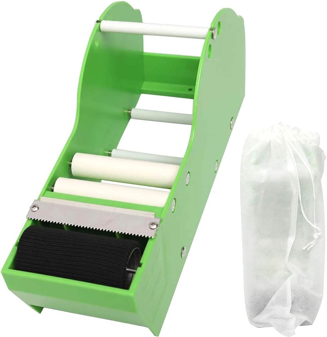 WELSTIK Water Activated Gummed Kraft Paper Tape Packaging Dispenser 3 Inch Green for Shipping, Carton and Box Sealing