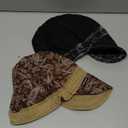 Fullsheild Reversible Welding Cap OneSize Flame Resistant Cotton Welder Hat Hood FR High Crown 2 pcs (Paisley Brown&black-2 Pack)