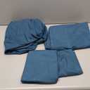 Amazon Basics Lightweight Super Soft Easy Care Wrinkle Resistant Microfiber 4-Piece Bed Sheet Set with 14-Inch Deep Pockets, Full, Dark Teal, Solid