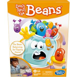 Hasbro Gaming Don't Spill The Beans Game for Kids, Easy and Fun Balancing Game for Children Ages 3 and Up, Easter Gifts for Boys and Girls, Preschool Games for 2 Players, Kids Board Games