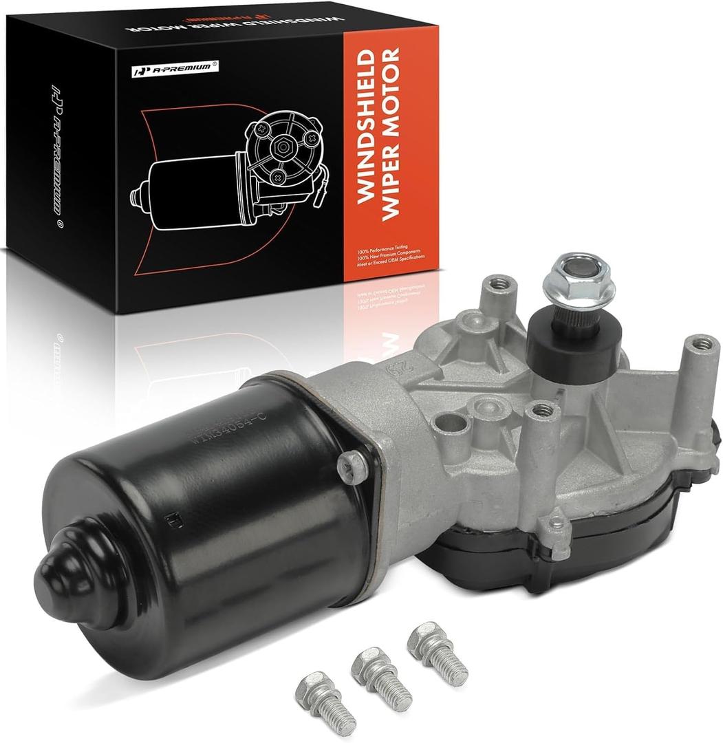 A-Premium Front Windshield Wiper Motor Compatible with Acura RDX 2007 2008 2009 2010 2011 2012, Replace# 76505STKA01, 76505STKA02