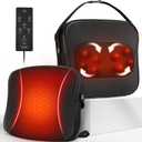 Back Massager with Heat, FSA HSA Eligible, Shiatsu Neck Massagers Deep Tissue Kneading Massage Pillow for Lower Back Leg Shoulder, Lumbar Support Pillow for Office Chair, Gifts for Mom Dad Women Men