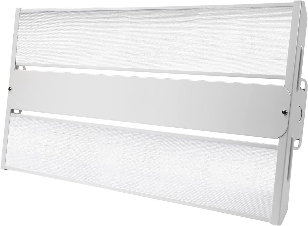 165W LED Linear High Bay Light Fixture, 2FT 22280LM(135LM/W) 5000K Daylight LED Workshops Light,100-277V, 0-10V Dimmable UL/DLC Warehouse Lighting for Exhibition hall, Supermarkets