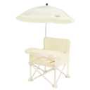 Portable Folding Baby Dining Chair, Outdoor high Chair, Foldable Toddler Feeding seat with Sunshade and seat Belt