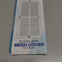 2 x Neodymium Magnetic Vent Grille Filter Cover, Keeps Things In And Out Of Vents, Light Filtration Capability For Dust - Measures 12" x 5.5" (2)