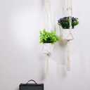 5 Packs Plant Hangers Indoor, Macrame Plant Hangers, Indoor Plant Hangers, Indoor Planter, Wall Plant Hanger, Hanging Planters for Indoor Plants, Hanging Planters for Outdoor Plants, Plant Lover Gifts