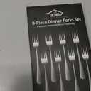 Dinner Forks,8-Piece 8 Inches Stainless Steel Table Fork,Dishwasher Safe Flatware Forks,Food Grade Mirror Polishing Silverware Main Fork For Home,Restaurant Or Hotel