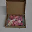 36 Pcs 3D Rolled Artificial Roses Paper Flowers for Crafts Graduation Cap Decoration Wall Decor Mini Crafts DIY Gift for Graduation Wedding Shadow Box Frame Cake Topper(Dark Pink)