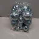 Senjie Green Shatterproof Christmas Ball Ornaments, 32 Pcs, Plastic, Wedding & Christmas, Hanging