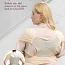 Momcozy Baby Carrier AirMesh - The Perfect Summer Sling for Newborns to Toddler 8-35 lbs - Cooling Fabric Baby Wrap, Lightweight, Ergonomic, and Easy to Wear, Light Beige