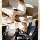 Apipi Warm Wide Slippers for Women - Easy on/off Non-Slip Comfy Slipper Shoes for Bedroom Travel, Gifts for Elderly Women