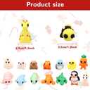 65 PCS 3D Printed Animal Figurines Set, Articulated Animal Figurines,Fidget Toys, Flexible Desk Decor, Party Favor, Gifts for Girls and Boys, Classroom Reward