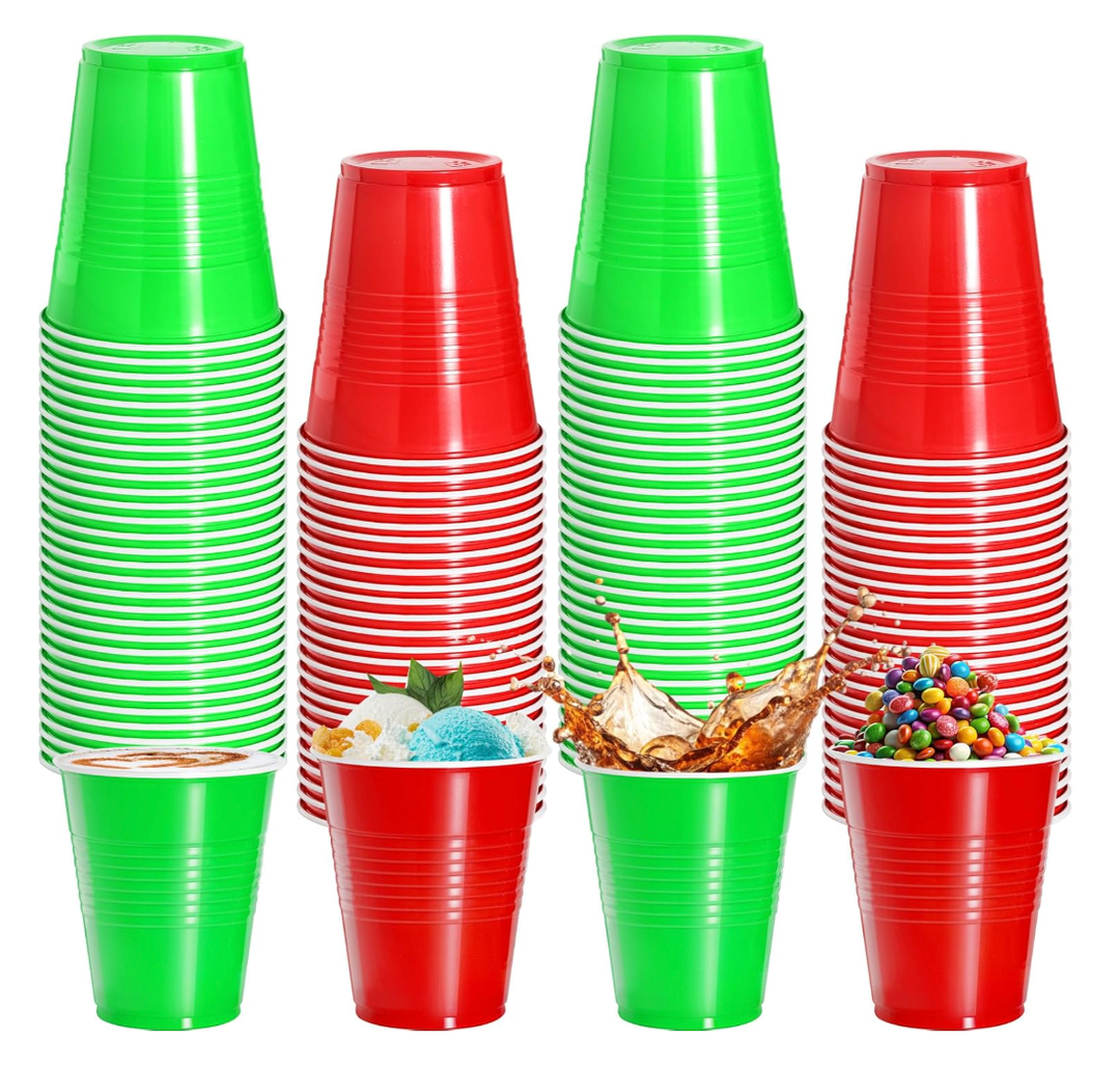 Christmas Plastic Cups