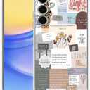 Case for Samsung Galaxy A15 with Christian Design,Christ Jesus Quotes Verse Collage Pattern,Trendy Soft TPU Bumper Phone Cover(A15,Bible)