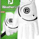 FootJoy Men's WeatherSof Golf Glove (Medium-Large, White)