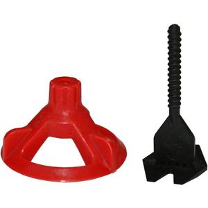 Spin Doctor Lippage Control System 250 Starter Kit With 1/8 Base plates, Tile Leveling System 1/8