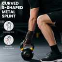 Carpal Tunnel Wrist Brace Night Support Fit Left Hand for Work, Pain Relief Wrist Splint for Tendonitis, Sprain, Strain, Left Hand Brace for Arthritis for Women and Men (Black, L/XL, Left Hand)