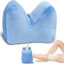 EKEPE Knee Replacement Surgery Pillow for Post Surgery Recovery - ACL Surgery, Knee Surgery and Hip Surgery Recovery, Portable Leg Elevation Pillow for Cotton Leg Support Pillow, Rehab, Extension