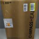 Carex Toilet Seat Riser, Elongated Raised Toilet Seat Adds 3.5 inches to Toilet Height, for Assistance Bending or Sitting, 300 Pound Weight Capacity Toilet Riser