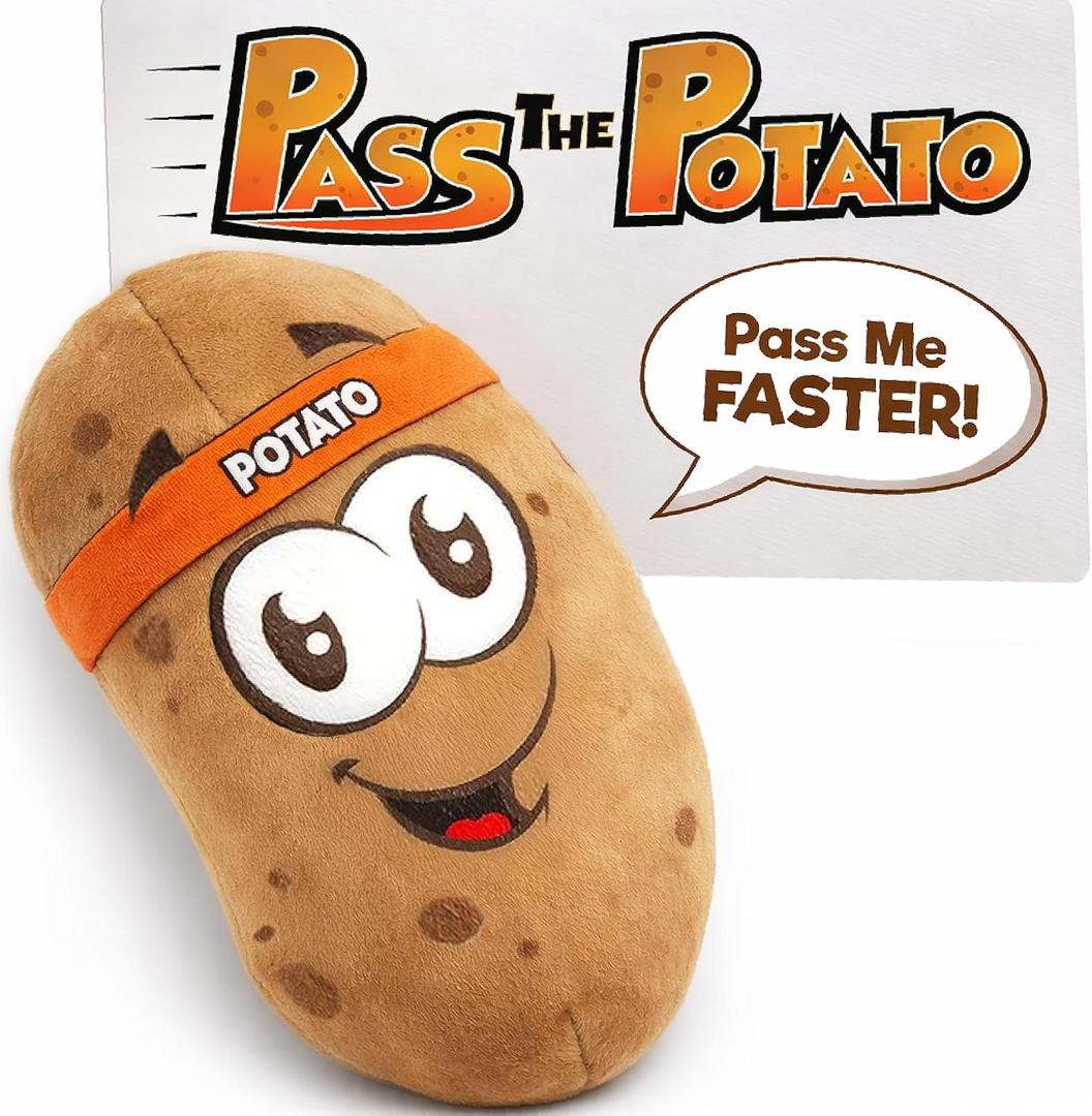 Move2Play, Pass The Potato | Hilariously Wild & Fun Kids Game | Easter Gift for Kids | Easter Basket Stuffer | Indoor/Outdoor Toy for Toddlers & Kids Ages 3-8+ | Summer & Camping Fun, Medium