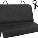 Meolsaek Car Seat Cover for Dogs, Non-Slip Rear Waterproof Car Bench Seat Cover for Back Seat, Dog Car Seat Cover for Trucks SUVs Most Cars (Bench)