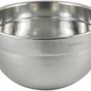 Tovolo Stainless Steel Mixing Bowls, 5.5 Qt - Metal Nesting Mixing Bowl with Rounded Lip for Easy Pour & Minimal Mess - Large & Small Dishwasher Safe Kitchen Supplies for Prep & Cooking