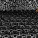 Vodaland Permeable HexPave System - Grass & Gravel Pavers - 100% Recycled PPE Plastic, Handles 27,000 lbs, 1" Depth, 65 s.f / 22 Units