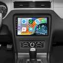 [2+64GB] Radio for Ford Mustang 2010 2011 2012 2013 2014 with Carplay&Android Auto, 10 inches Android Touch Screen Ford Mustang Car Stereo, 1080P/EQ Audio/Bluetooth/FM RDS/SWC