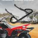 KEMIMOTO ATV Rear Grab Bars, Upgraded Aluminum Wide Grab Bar Compatible with TRX 400EX/ TRX 400X 1999-2016 Rear Bumper