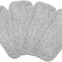 4 Packs Replacement Mop Pads Compatible with GorFanty Steam Mop GF-6610B/GF-6610/ Neugo NE033 NE033M/ Mxnsewr Steam Mop, Washable, Reusable Microfiber Steam Mop Cloth