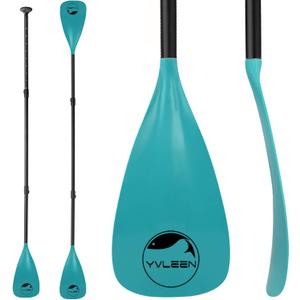 YVLEEN SUP Paddle Board PaddleStand up Paddleboard Paddles Adjustable Aluminum 4-Piece Floating Kayak PaddleConvertible Paddle