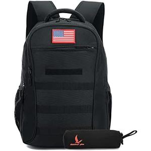 outdoor plus Camo Backpack for Boys,Military Teen Backpack with USB Port, Army Bookbag for School